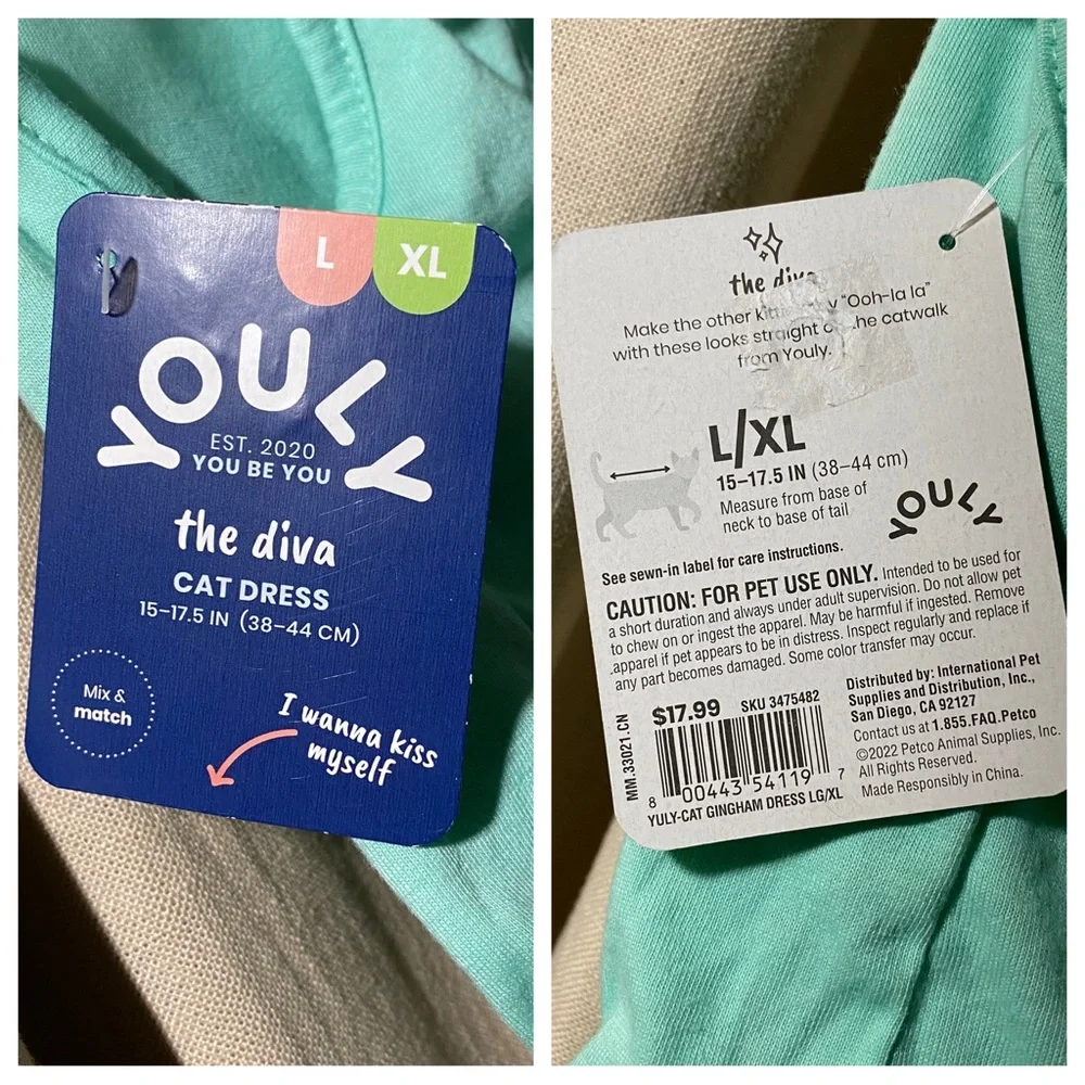 YOULY Cat Dress, Cat T-shirt & Pop-up Tent
